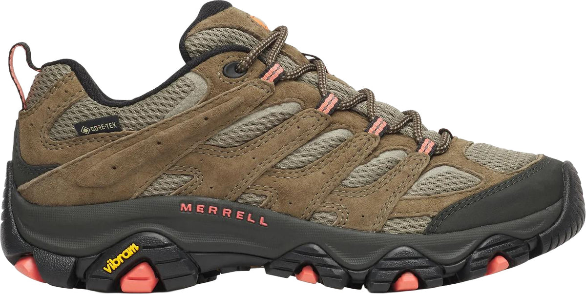 Merrell Moab 3 WIDE FIT GORE-TEX Women's Walking Shoes - Green - View 1
