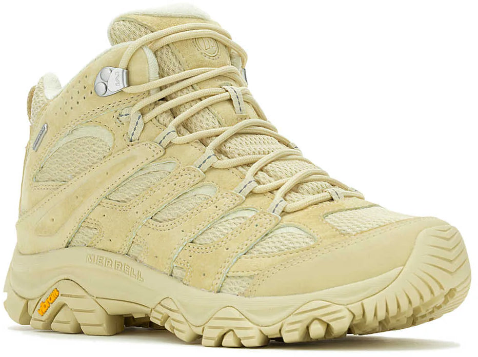 Merrell Moab 3 Mid Waterproof Men's Walking Boots - Cream - View 6