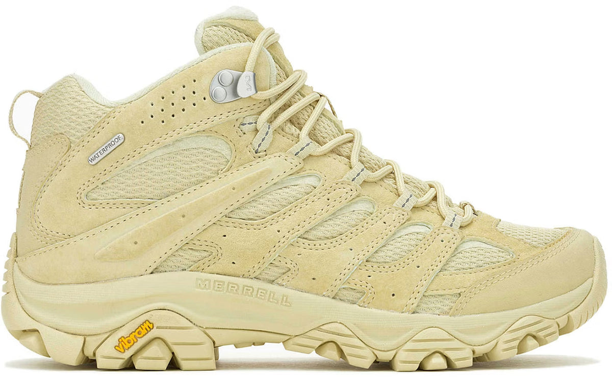 Merrell Moab 3 Mid Waterproof Men's Walking Boots - Cream - View 1