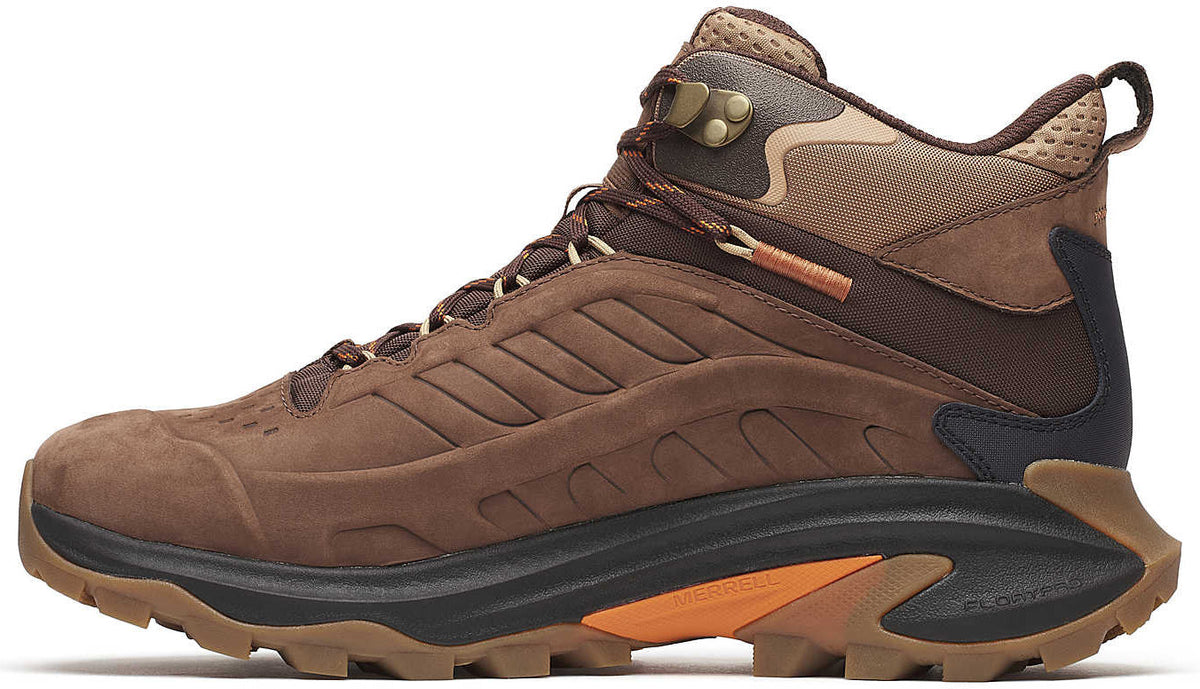 Merrell Moab Speed 2 Leather Mid Waterproof Men's Walking Boots - Brown - View 3