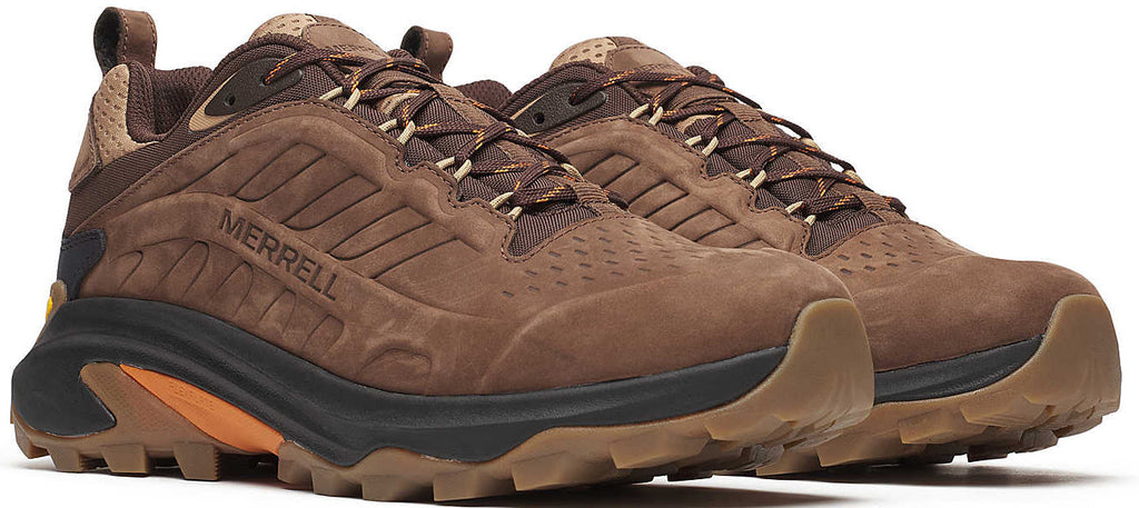 Merrell Moab Speed 2 Leather Waterproof Men's Walking Shoes - Brown - View 6