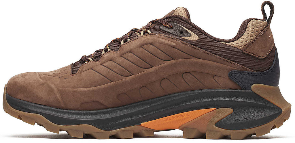 Merrell Moab Speed 2 Leather Waterproof Men's Walking Shoes - Brown - View 3