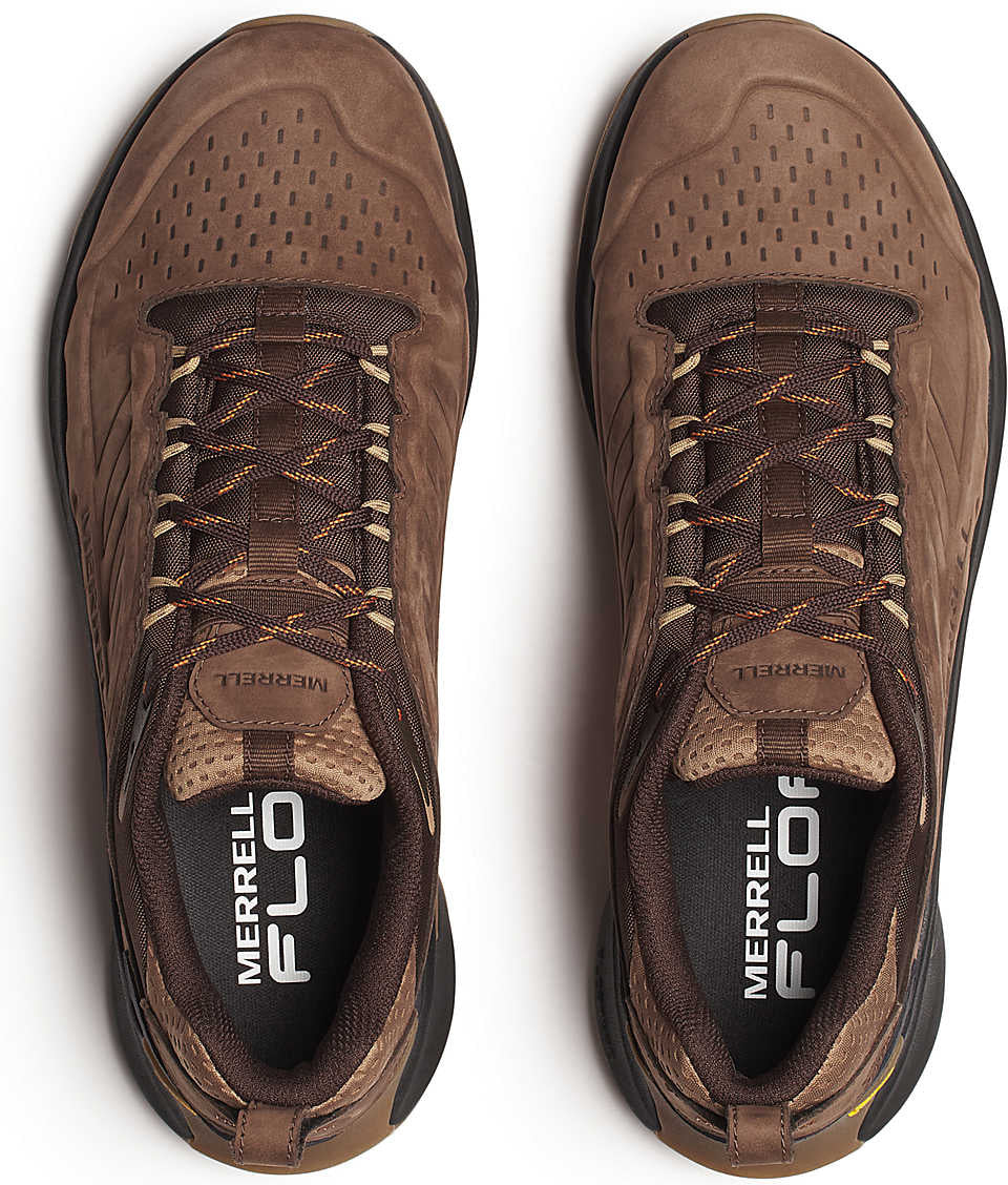 Merrell Moab Speed 2 Leather Waterproof Men's Walking Shoes - Brown - View 4