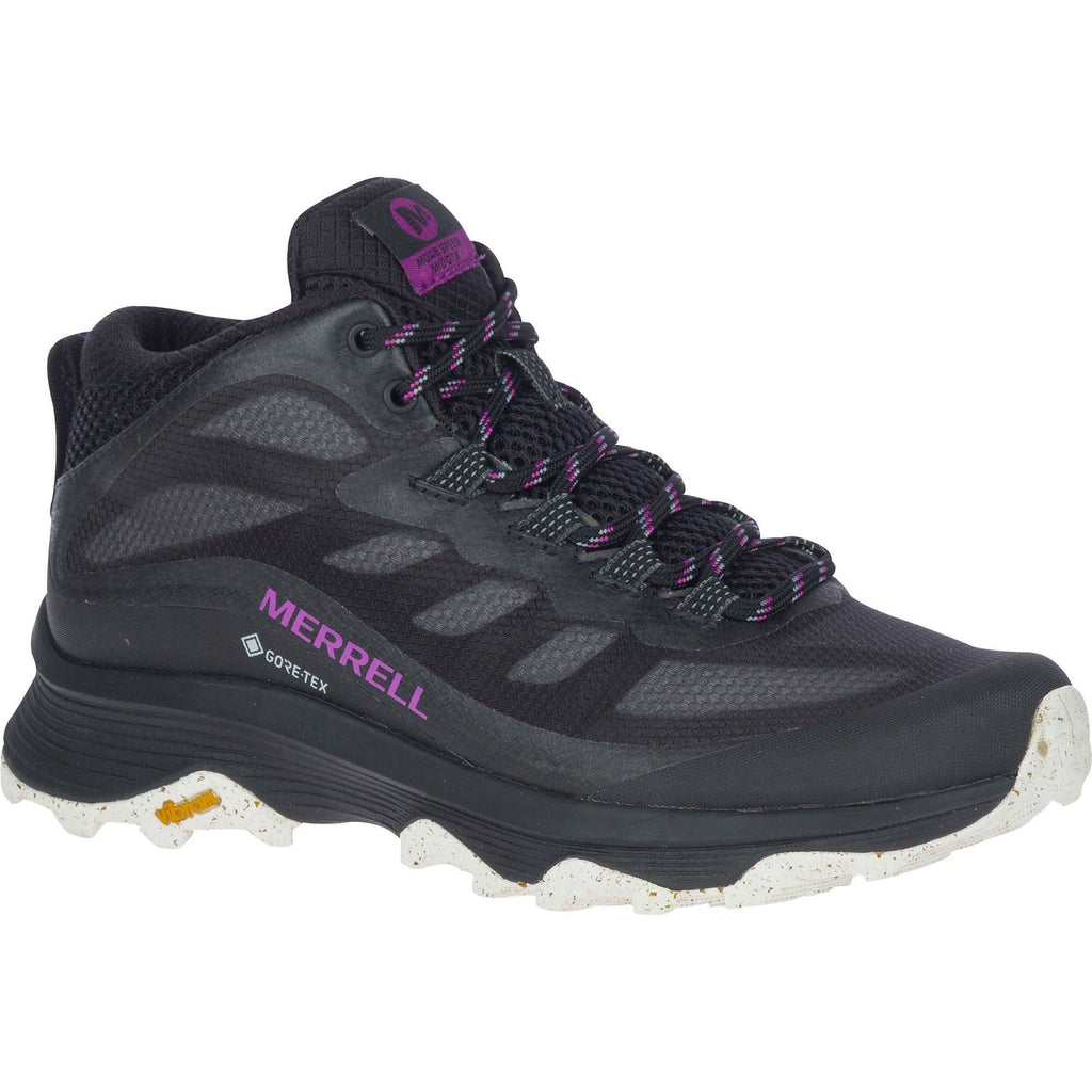 Merrell Moab Speed Mid GORE-TEX Women's Walking Boots - Black - View 6