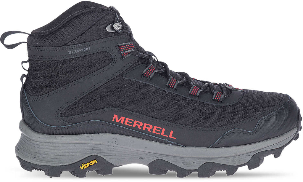 Merrell Moab Speed Thermo Spike Mid Waterproof Men's Walking Boots - Black - View 1