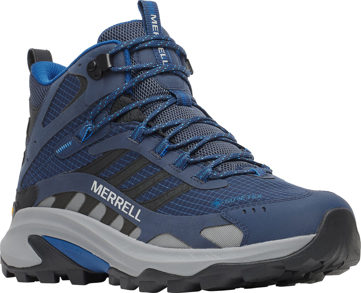 Merrell Moab Speed 2 Mid GORE-TEX Men's Walking Boots - Blue - View 6