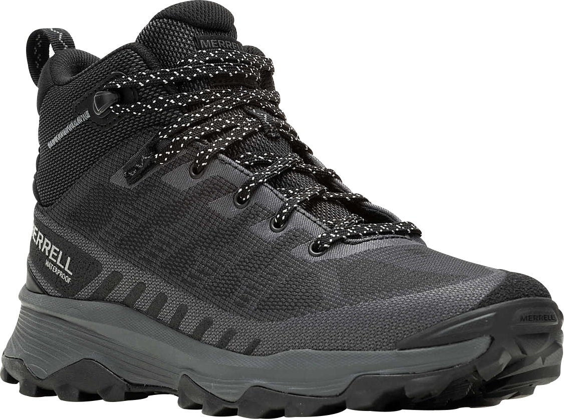 Merrell Speed Eco Mid Waterproof Men's Walking Boots - Black - View 6