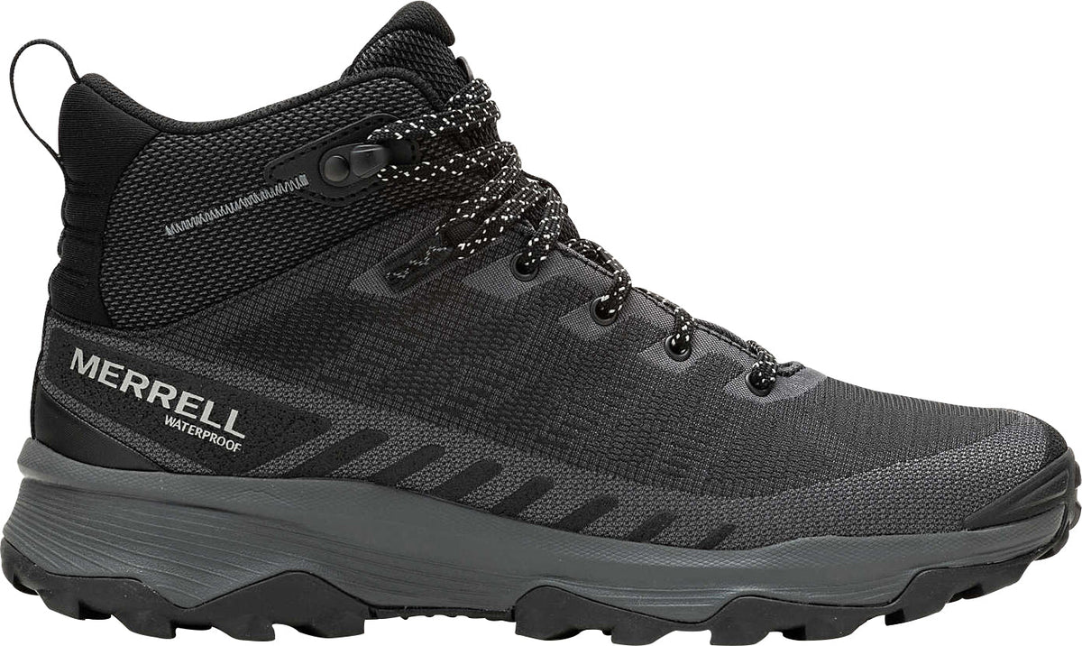 Merrell Speed Eco Mid Waterproof Men's Walking Boots - Black - View 1