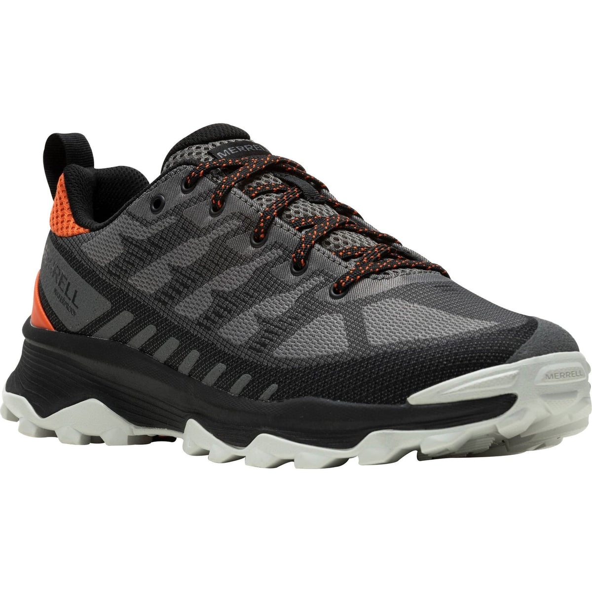 Merrell Speed Eco Waterproof Men's Walking Shoes - Grey - View 6