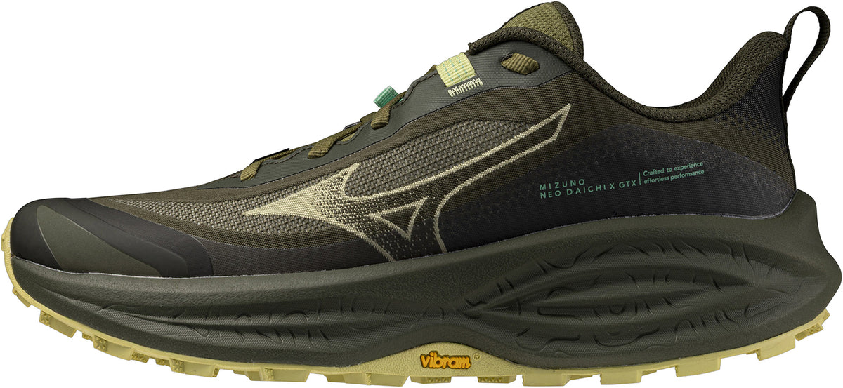 Mizuno Neo Daichi 10 GORE-TEX Women's Trail Running Shoes - Green - View 3
