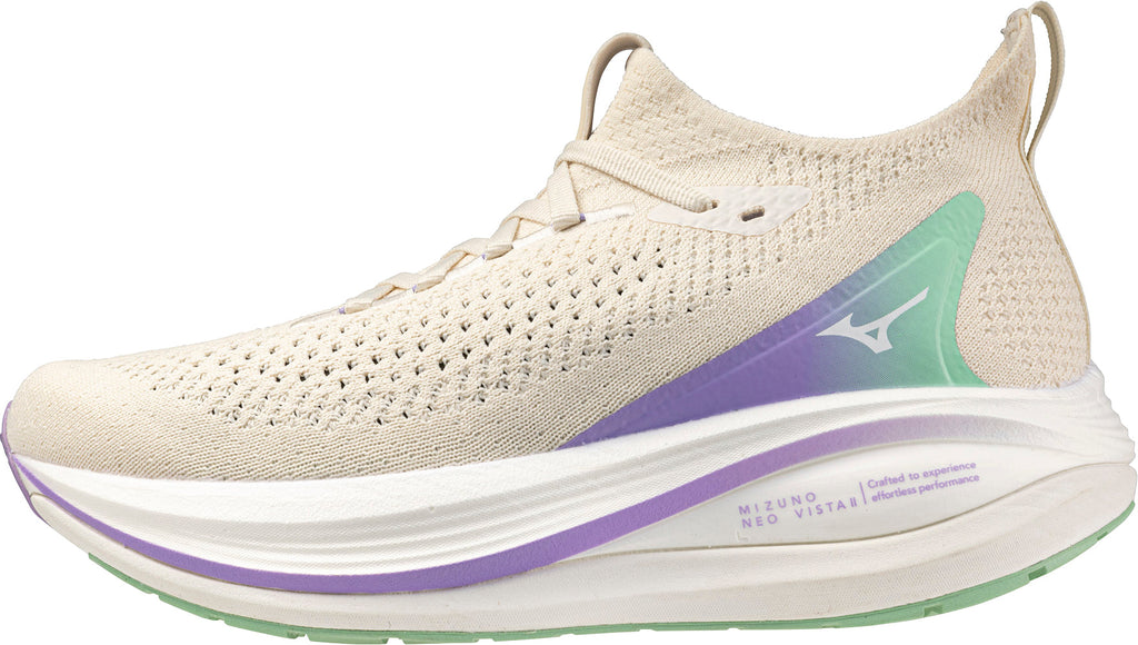 Mizuno Neo Vista 2 Women's Running Shoes - Cream - View 1