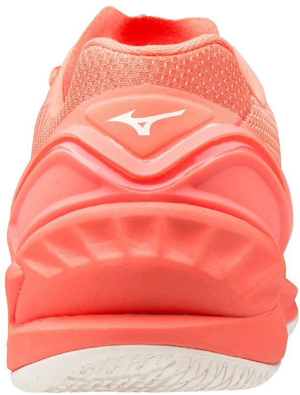 Mizuno Wave Stealth Neo Women's Netball Shoes - Orange - View 5