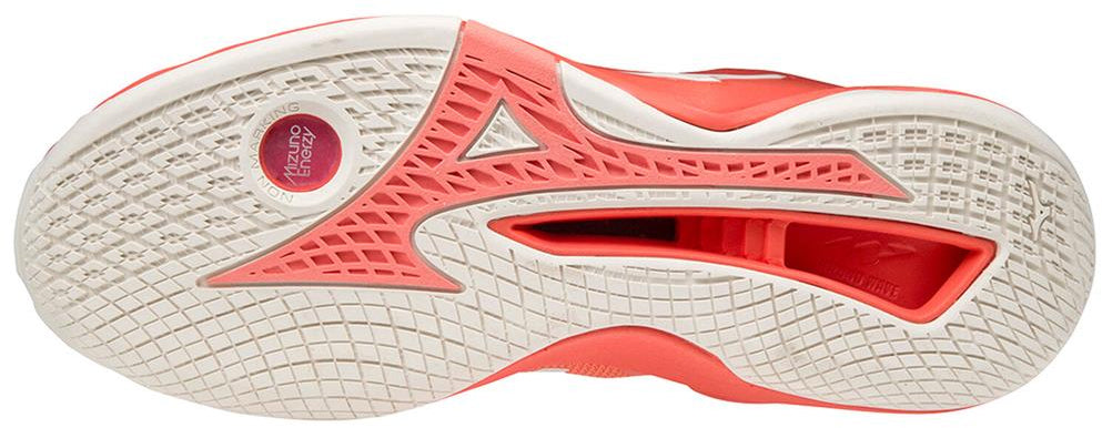 Mizuno Wave Stealth Neo Women's Netball Shoes - Orange - View 2
