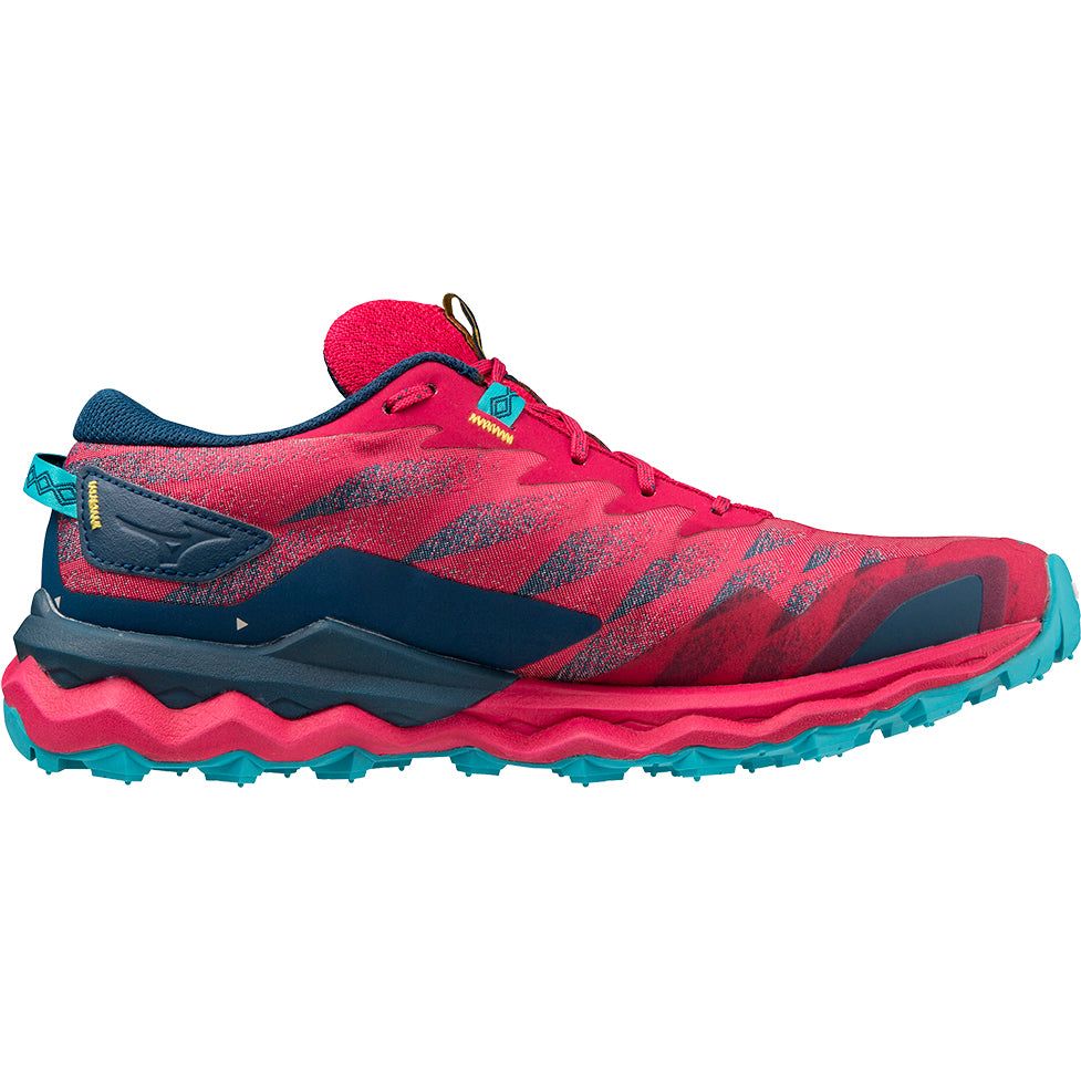 Mizuno Wave Daichi 7 Women's Trail Running Shoes - Red - View 3