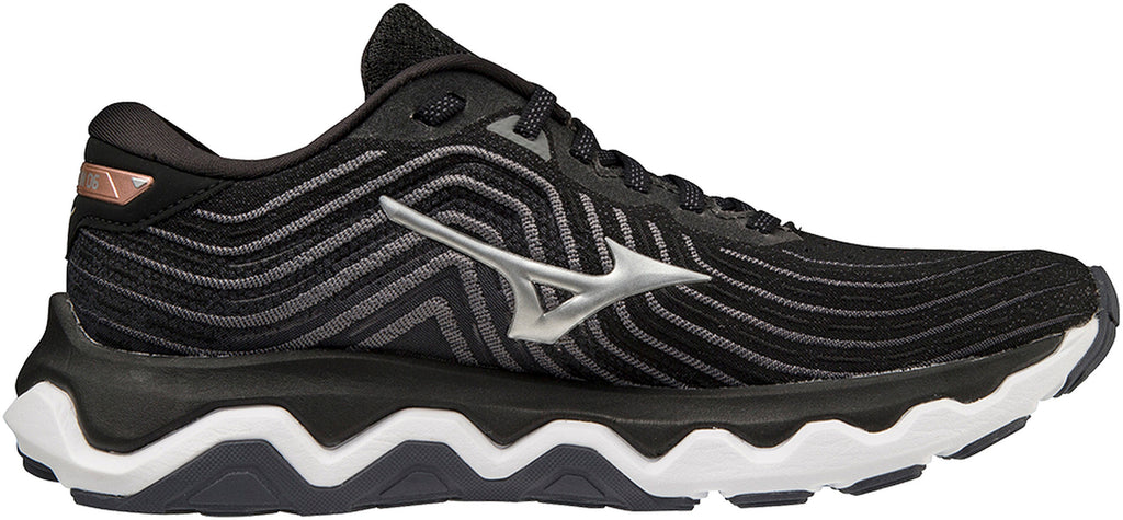 Mizuno Wave Horizon 6 Women's Running Shoes - Black - View 3