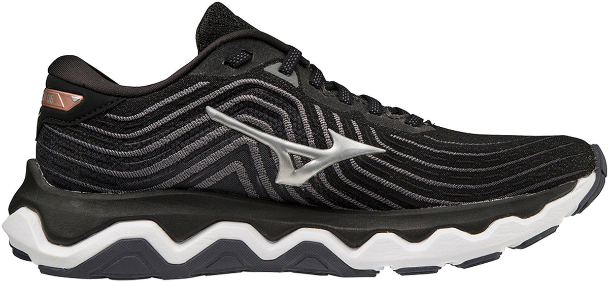 Mizuno Wave Horizon 6 Women's Running Shoes - Black - View 3