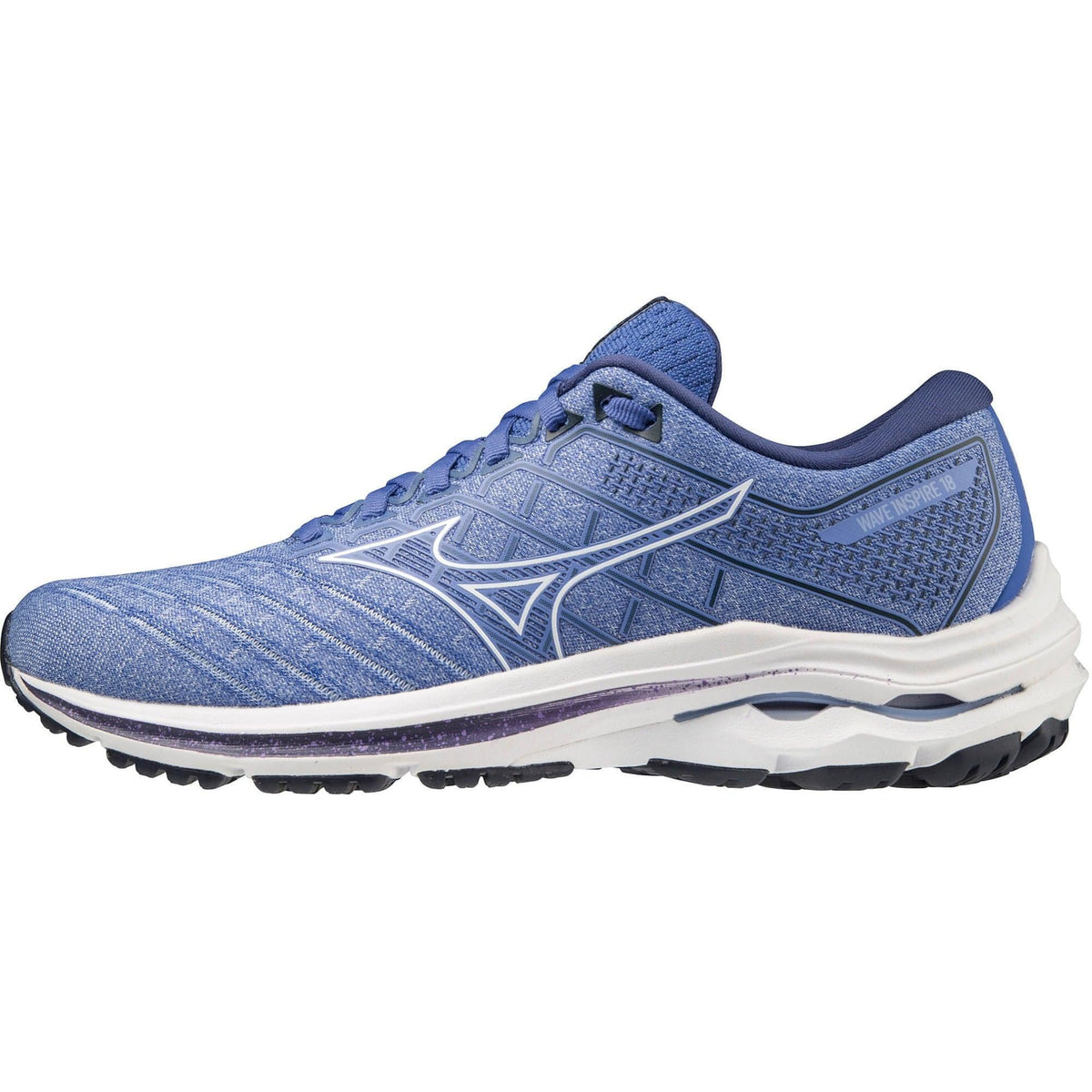 Mizuno Wave Inspire 18 Women's Running Shoes - Blue - View 1