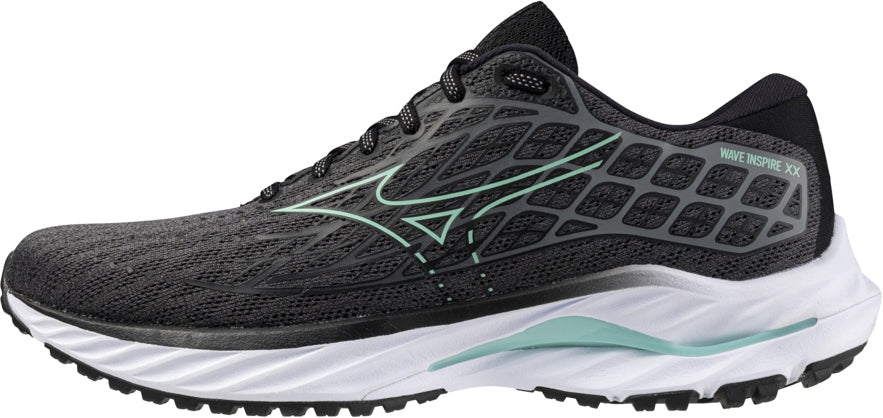 Mizuno Wave Inspire 20 Women's Running Shoes - Grey - View 1