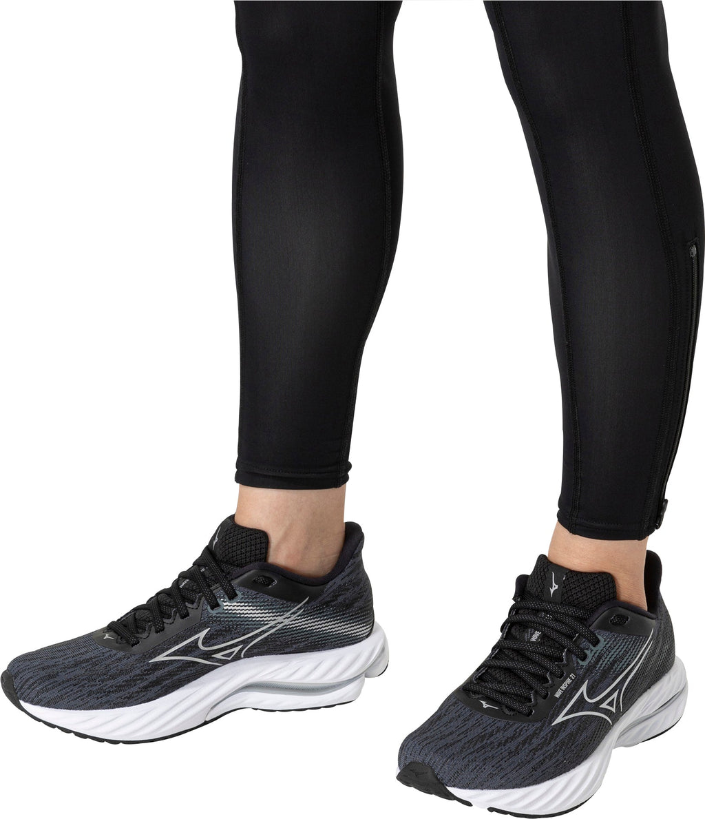 Mizuno Wave Inspire 21 WIDE FIT (D) Women's Running Shoes - Black - View 6