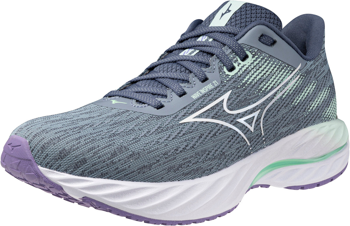 Mizuno Wave Inspire 21 Women's Running Shoes - Grey - View 6