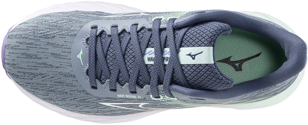Mizuno Wave Inspire 21 Women's Running Shoes - Grey - View 4
