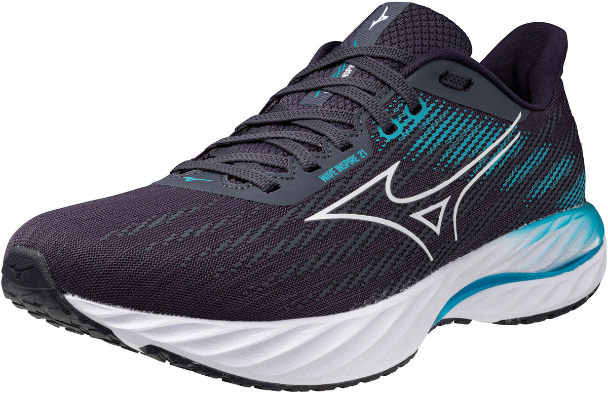 Mizuno Wave Inspire 21 Men's Running Shoes - Grey - View 6