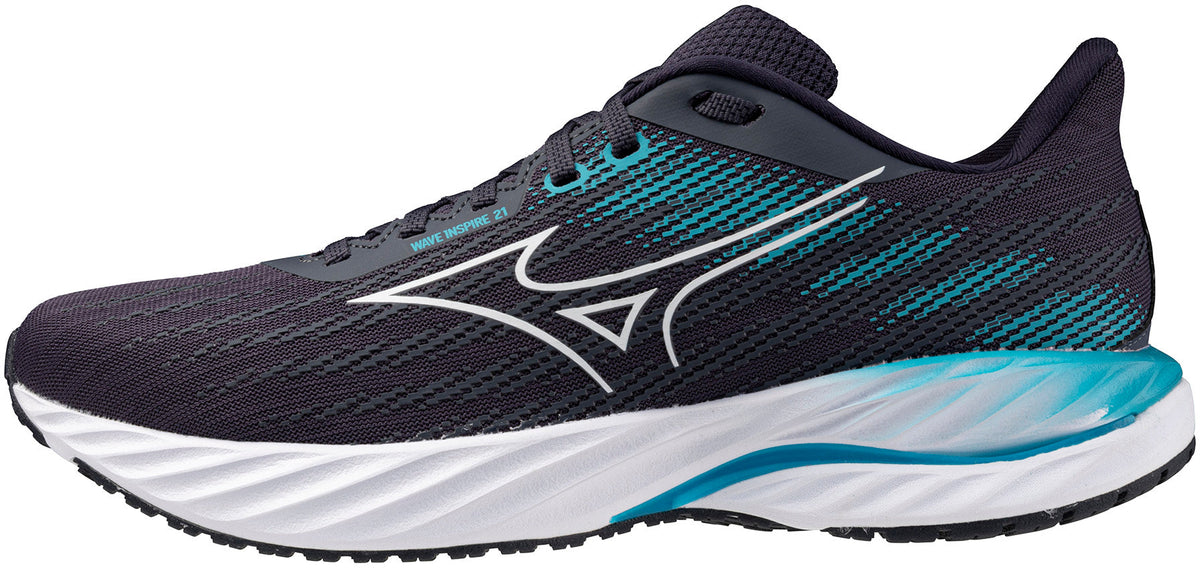 Mizuno Wave Inspire 21 Men's Running Shoes - Grey - View 1
