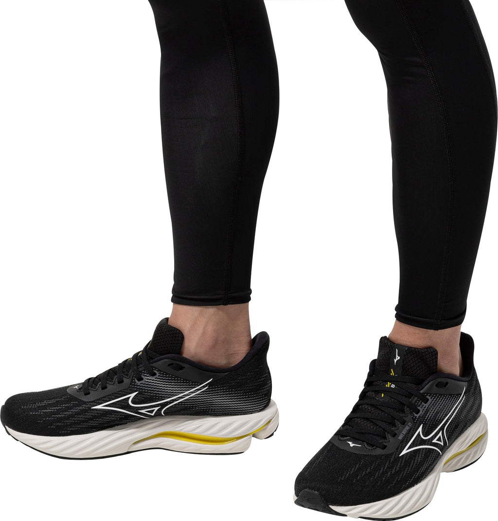 Mizuno Wave Inspire 21 WIDE FIT (2E) Men's Running Shoes - Black - View 6