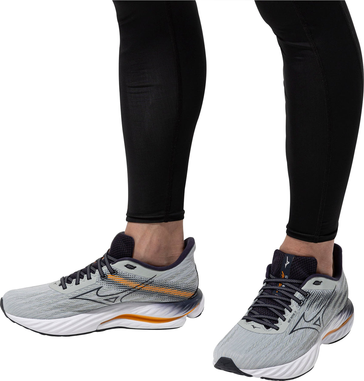 Mizuno Wave Inspire 21 Men's Running Shoes - Grey - View 7