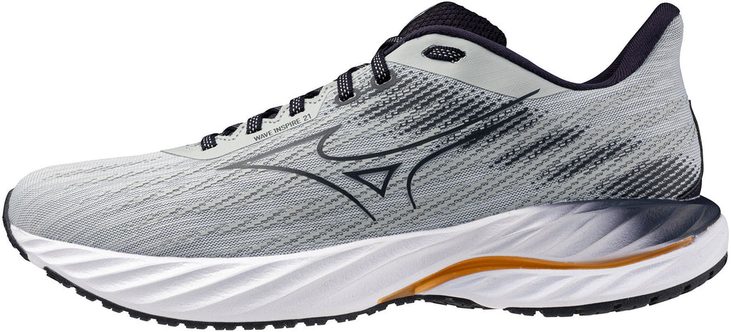 Mizuno Wave Inspire 21 Men's Running Shoes - Grey - View 1