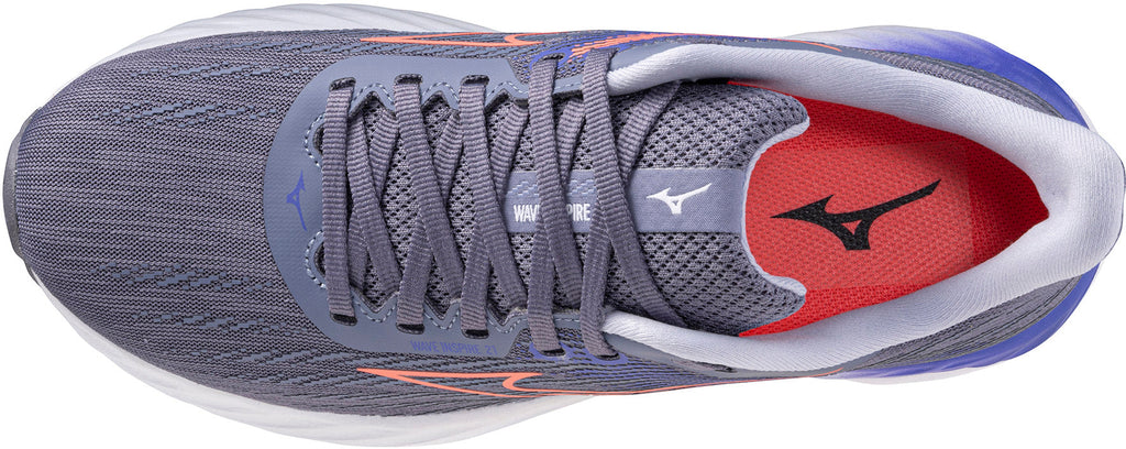 Mizuno Wave Inspire 21 Women's Running Shoes - Grey - View 4