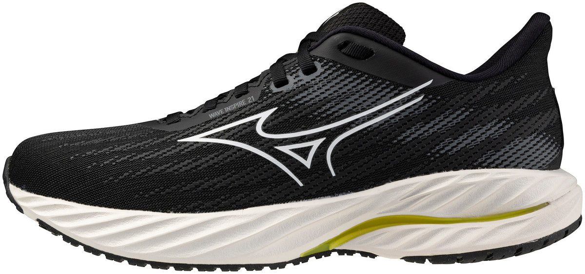 Mizuno Wave Inspire 21 Women's Running Shoes - Black - View 1