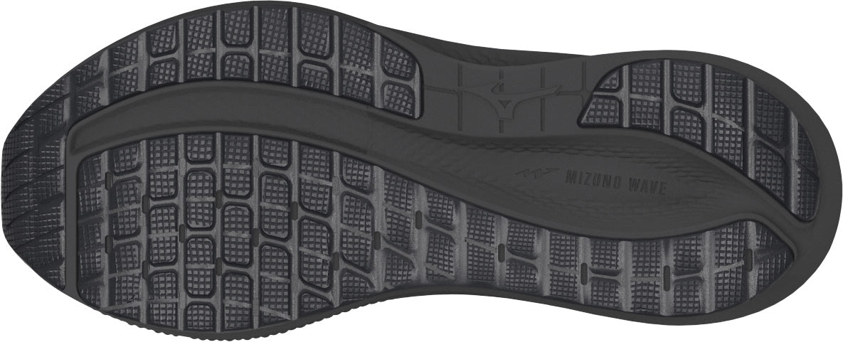 Mizuno Wave Inspire 22 WIDE FIT (2E) Men's Running Shoes - Black - View 2