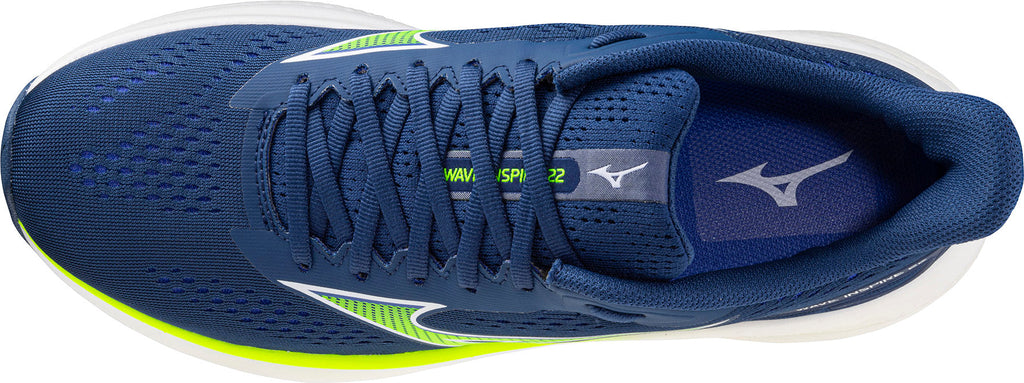 Mizuno Wave Inspire 22 Men's Running Shoes - Blue - View 4
