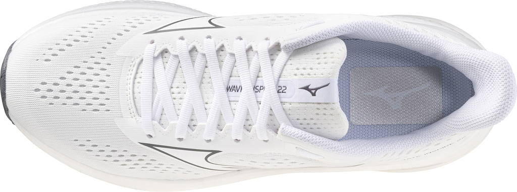 Mizuno Wave Inspire 22 Men's Running Shoes - White - View 4
