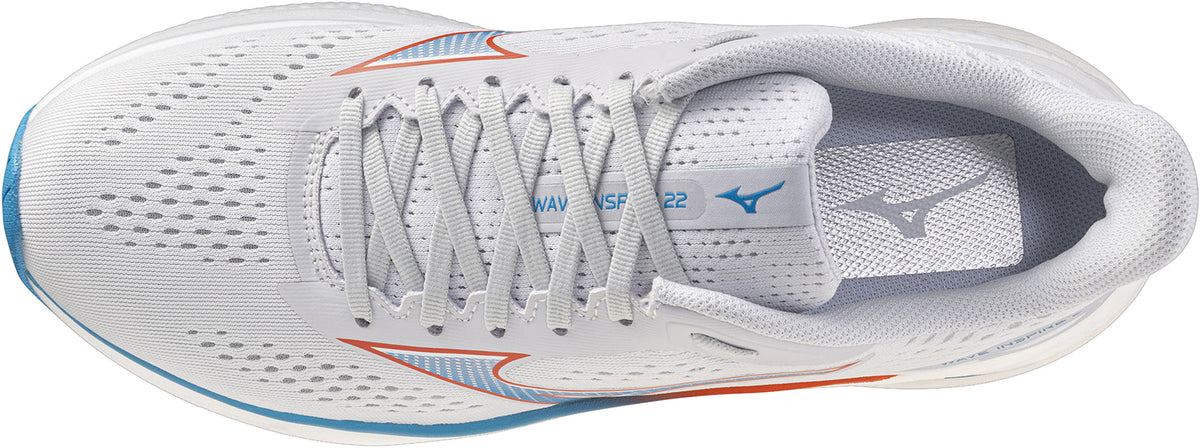 Mizuno Wave Inspire 22 Men's Running Shoes - White - View 4