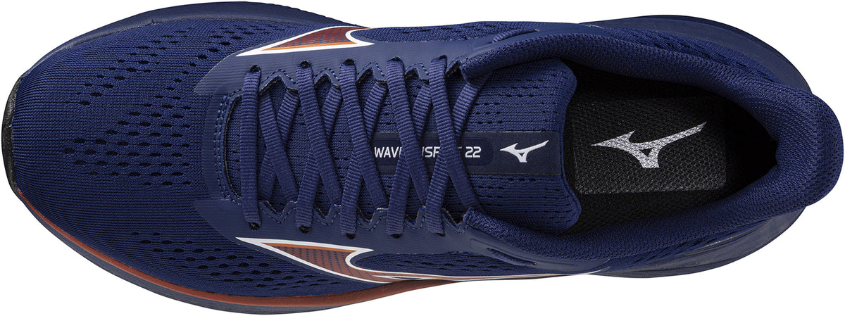 Mizuno Wave Inspire 22 Men's Running Shoes - Blue - View 4