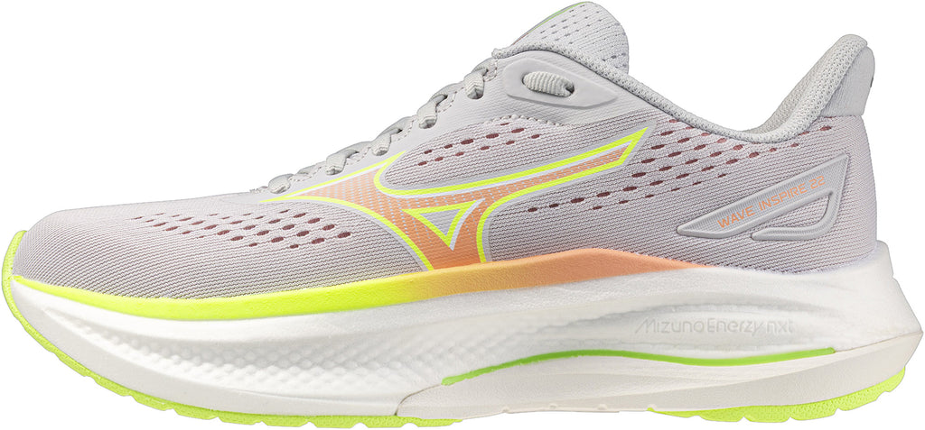 Mizuno Wave Inspire 22 Women's Running Shoes - Grey - View 1