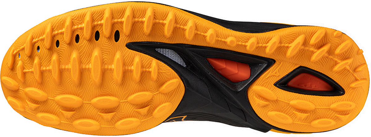 Mizuno Wave Leopardus Hockey Shoes - Black - View 2