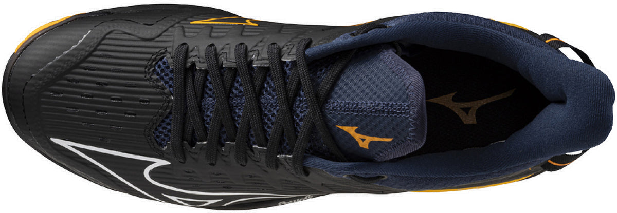 Mizuno Wave Leopardus Hockey Shoes - Black - View 4