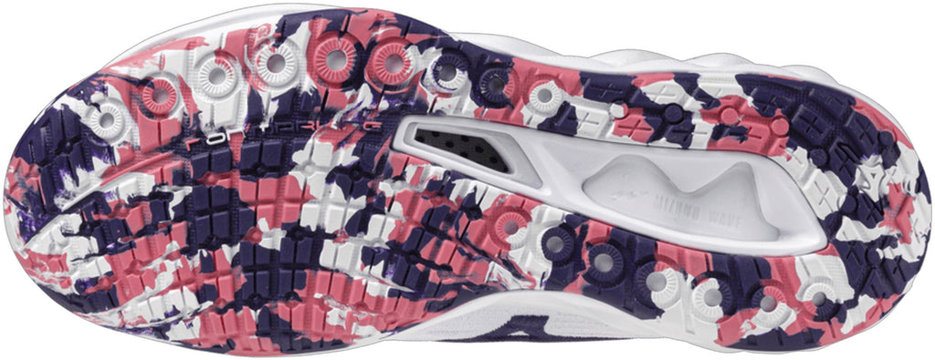 Mizuno Wave Luminous 3 Women's Court Shoes - White - View 2