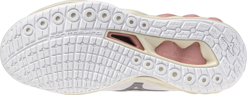 Mizuno Wave Luminous 3 Women's Court Shoes - White - View 2