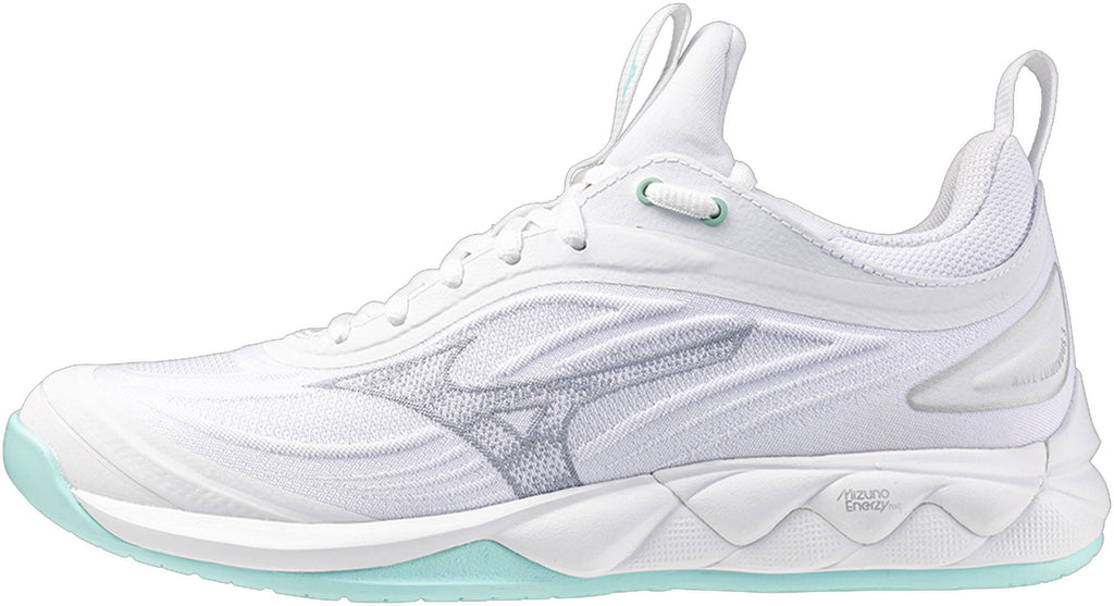 Mizuno Wave Luminous 3 Women's Court Shoes - White - View 1