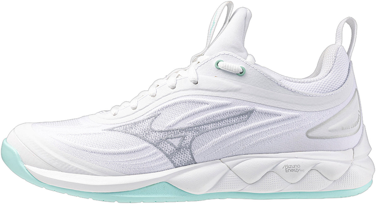 Mizuno Wave Luminous 3 Women's Court Shoes - White - View 1