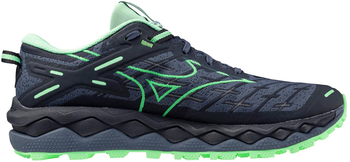 Mizuno Wave Mujin 10 Men's Trail Running Shoes - Blue - View 3