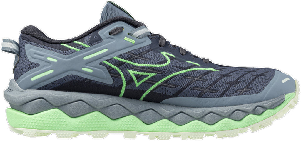 Mizuno Wave Mujin 10 Women's Trail Running Shoes - Blue - View 3
