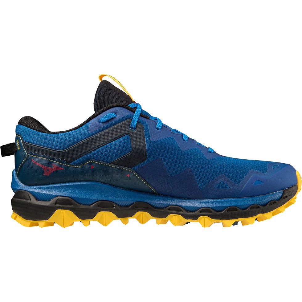 Mizuno Wave Mujin 9 Men's Trail Running Shoes - Blue - View 3