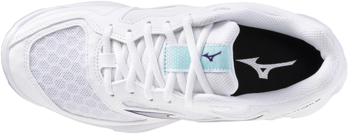 Mizuno Wave Phantom 3 Women's Court Shoes - White - View 4