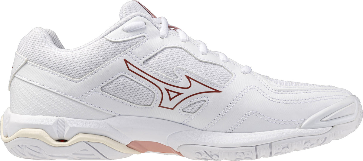 Mizuno Wave Phantom 3 Women's Court Shoes - White - View 3