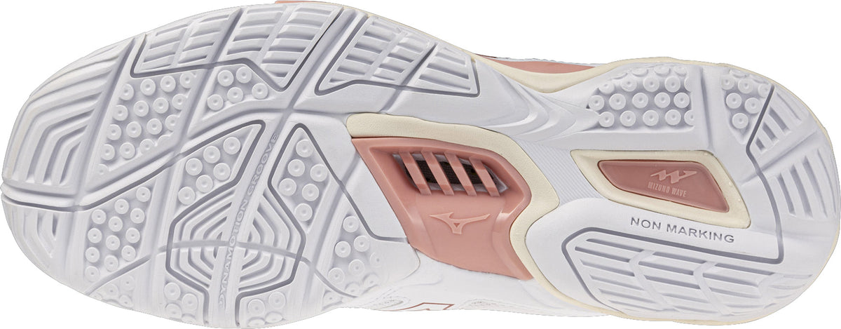 Mizuno Wave Phantom 3 Women's Court Shoes - White - View 2